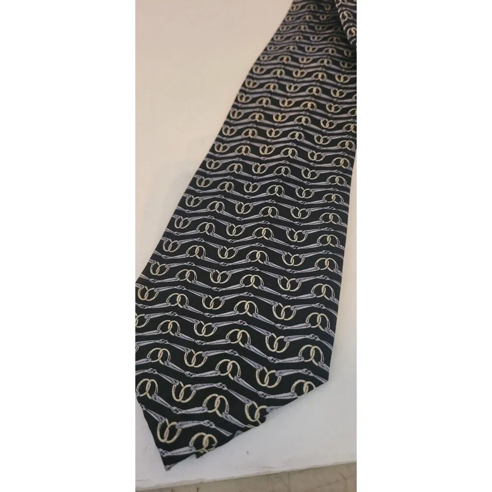 Circle S Neckwear By Sidran Silk Mens Tie Western Texas Cowboy Lasso NWT 100%